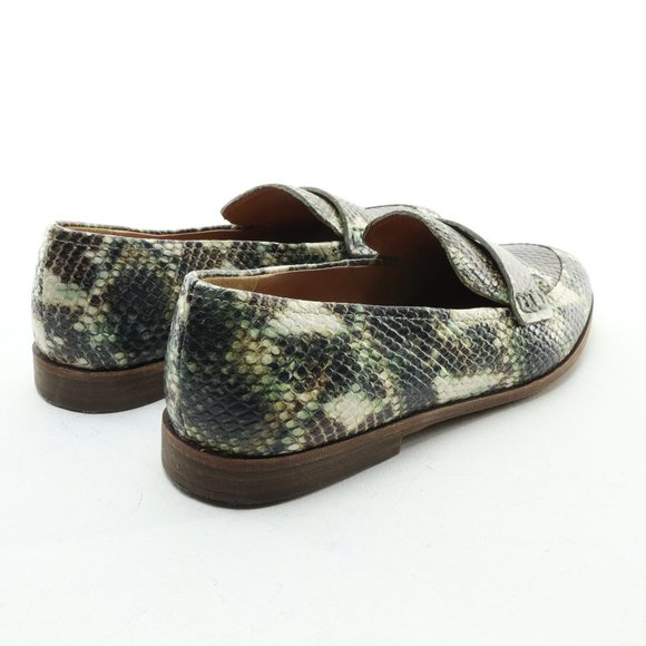 Madewell The Alex Loafer • Women's US 6.5 • Snake Embossed Leather - Picture 9 of 16
